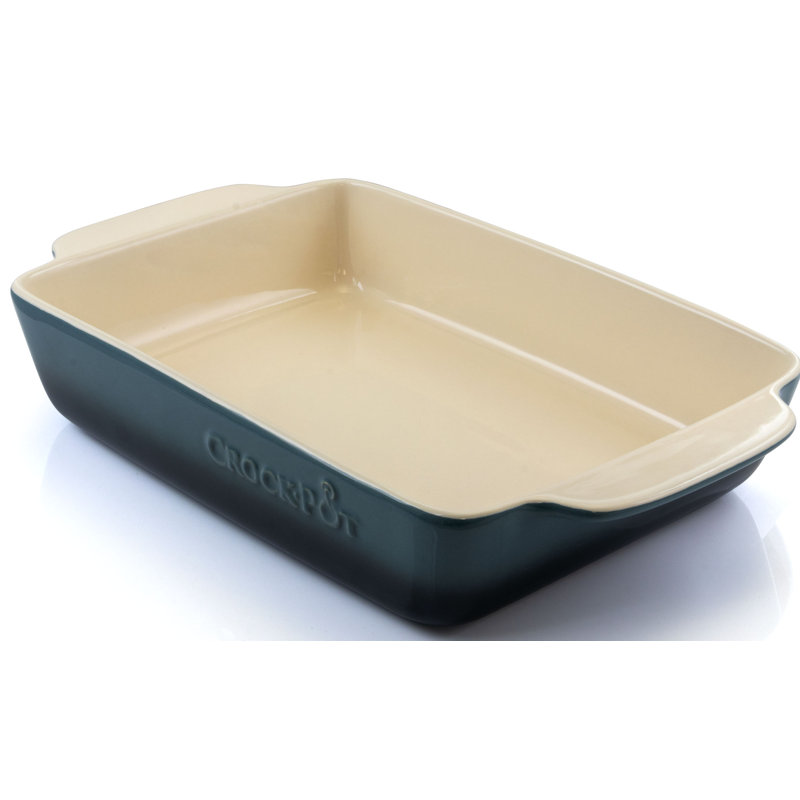CrockPot 5.6 Qt. Stoneware Rectangular Artisan Bake Pan Wayfair
